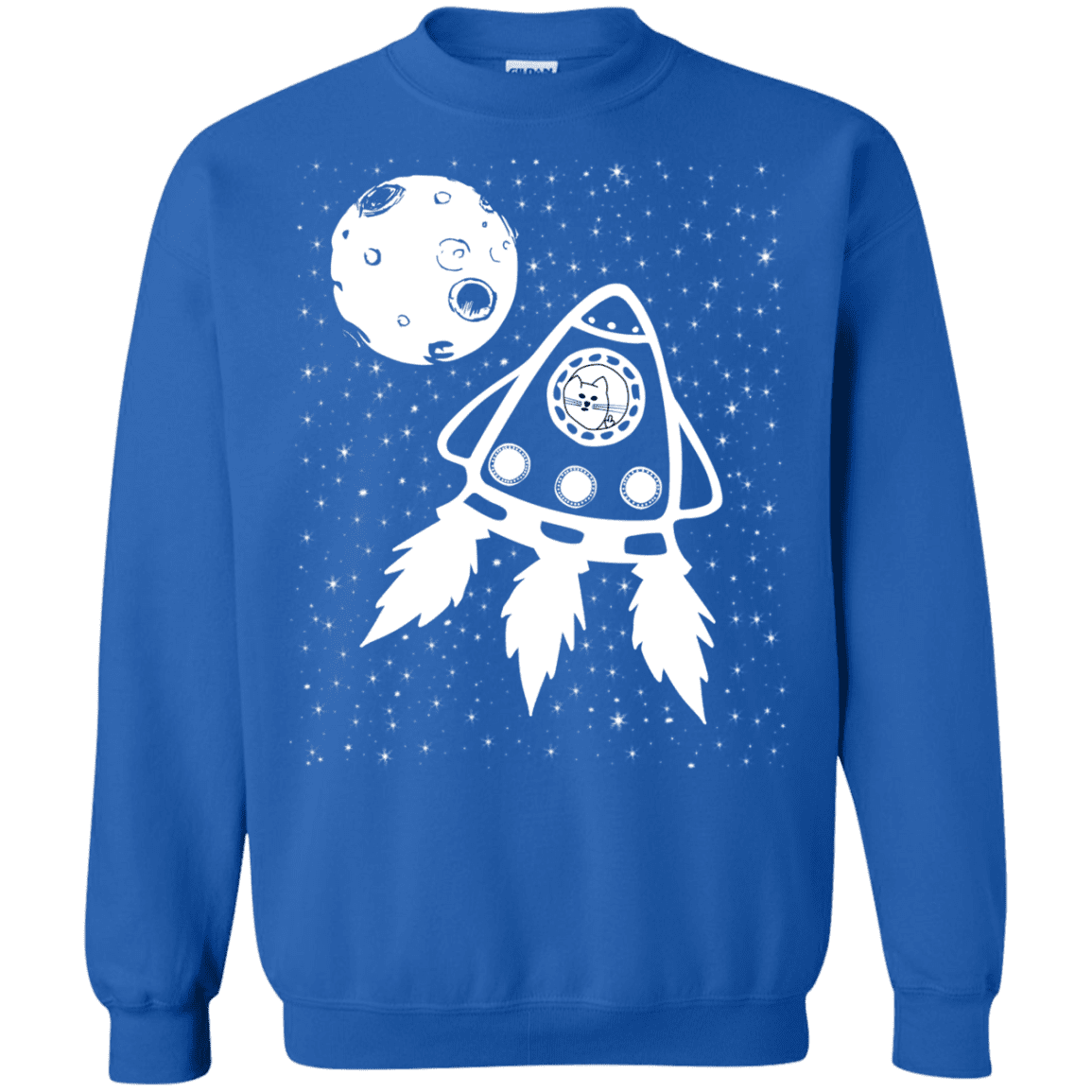 Sweatshirts Royal / S Catstronaut Crewneck Sweatshirt