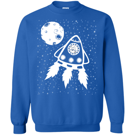 Sweatshirts Royal / S Catstronaut Crewneck Sweatshirt