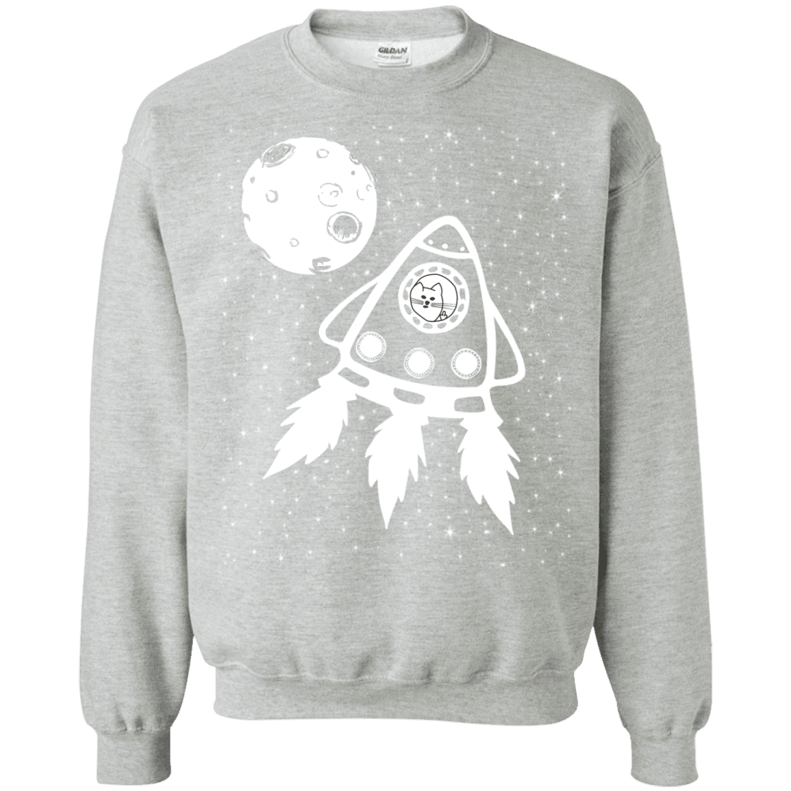 Sweatshirts Sport Grey / S Catstronaut Crewneck Sweatshirt