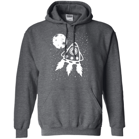 Sweatshirts Dark Heather / S Catstronaut Pullover Hoodie