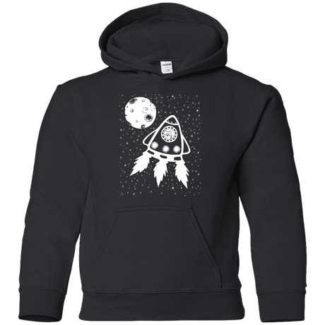 Sweatshirts Black / YS Catstronaut Youth Hoodie