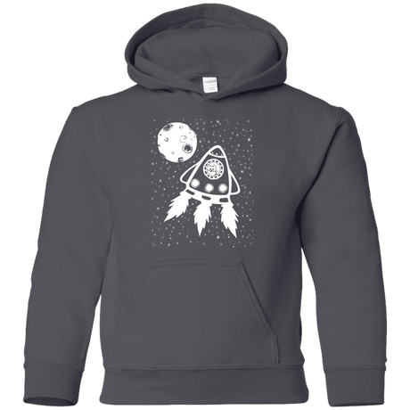 Sweatshirts Charcoal / YS Catstronaut Youth Hoodie
