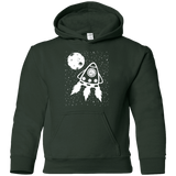 Sweatshirts Forest Green / YS Catstronaut Youth Hoodie
