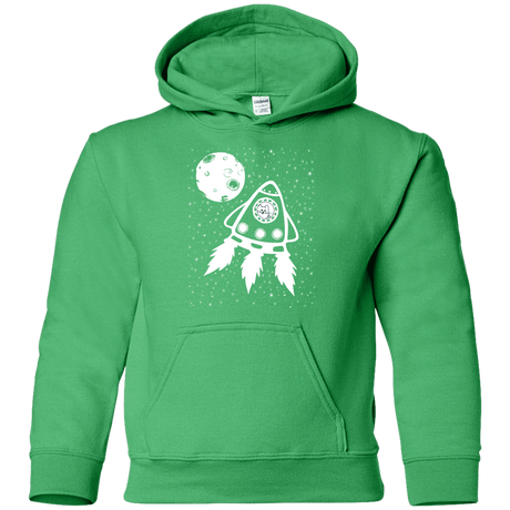 Sweatshirts Irish Green / YS Catstronaut Youth Hoodie