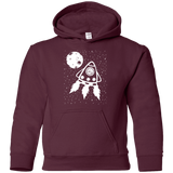 Sweatshirts Maroon / YS Catstronaut Youth Hoodie