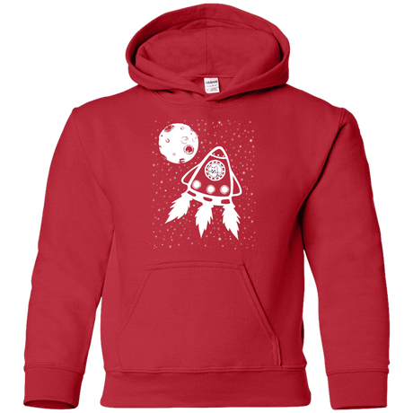 Sweatshirts Red / YS Catstronaut Youth Hoodie