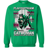 Sweatshirts Irish Green / Small Catwoman PlayGotham Crewneck Sweatshirt
