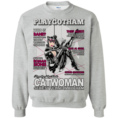Sweatshirts Sport Grey / Small Catwoman PlayGotham Crewneck Sweatshirt