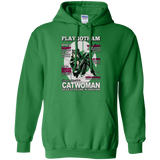 Sweatshirts Irish Green / Small Catwoman PlayGotham Pullover Hoodie