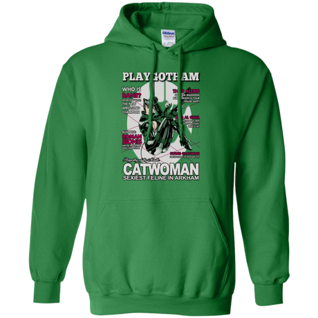 Sweatshirts Irish Green / Small Catwoman PlayGotham Pullover Hoodie