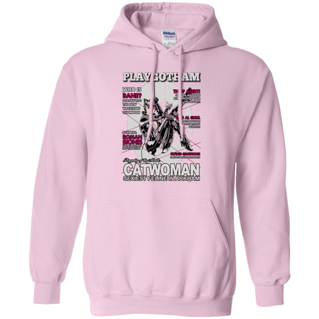 Sweatshirts Light Pink / Small Catwoman PlayGotham Pullover Hoodie