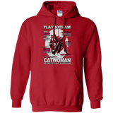 Sweatshirts Red / Small Catwoman PlayGotham Pullover Hoodie