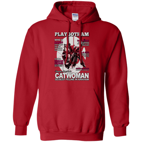 Sweatshirts Red / Small Catwoman PlayGotham Pullover Hoodie