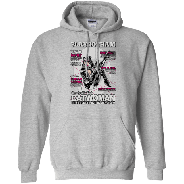 Sweatshirts Sport Grey / Small Catwoman PlayGotham Pullover Hoodie