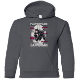 Sweatshirts Charcoal / YS Catwoman PlayGotham Youth Hoodie
