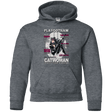 Sweatshirts Dark Heather / YS Catwoman PlayGotham Youth Hoodie