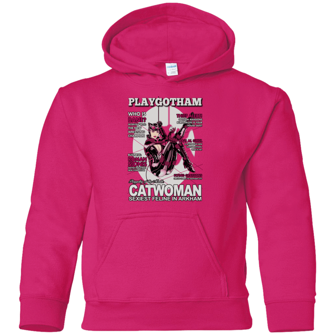 Sweatshirts Heliconia / YS Catwoman PlayGotham Youth Hoodie