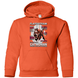 Sweatshirts Orange / YS Catwoman PlayGotham Youth Hoodie