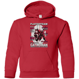 Sweatshirts Red / YS Catwoman PlayGotham Youth Hoodie