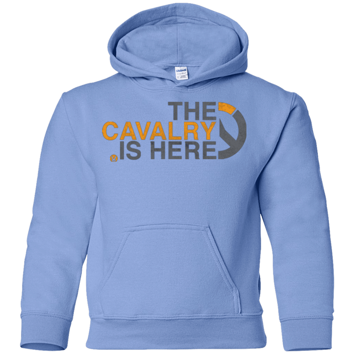 Sweatshirts Carolina Blue / YS Cavalry full Youth Hoodie