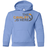Sweatshirts Carolina Blue / YS Cavalry full Youth Hoodie