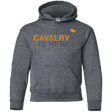 Sweatshirts Dark Heather / YS Cavalry full Youth Hoodie