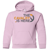 Sweatshirts Light Pink / YS Cavalry full Youth Hoodie