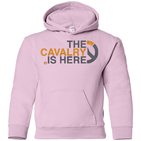 Sweatshirts Light Pink / YS Cavalry full Youth Hoodie
