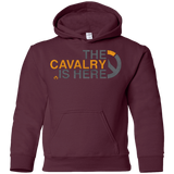 Sweatshirts Maroon / YS Cavalry full Youth Hoodie