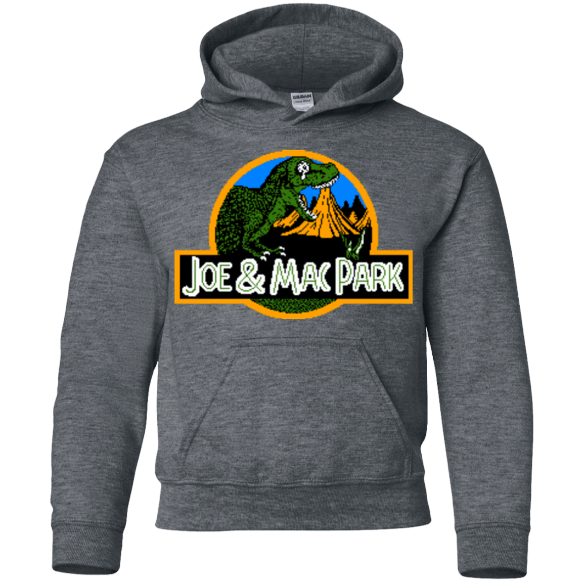 Sweatshirts Dark Heather / YS Caveman park Youth Hoodie