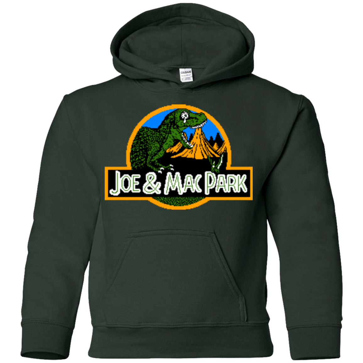 Sweatshirts Forest Green / YS Caveman park Youth Hoodie