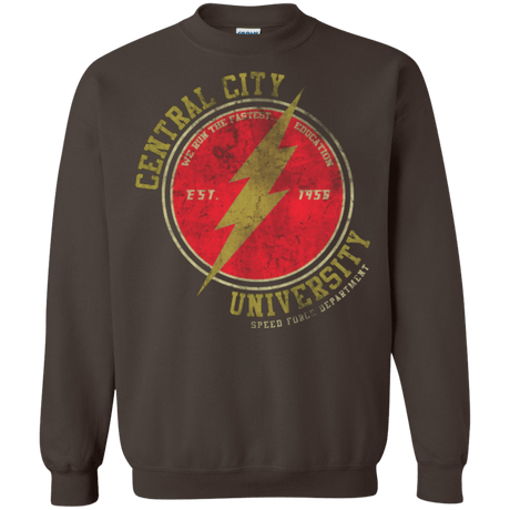 Sweatshirts Dark Chocolate / Small Central City U Crewneck Sweatshirt
