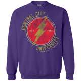 Sweatshirts Purple / Small Central City U Crewneck Sweatshirt