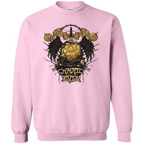 Sweatshirts Light Pink / Small CHAOTIC EVIL Crewneck Sweatshirt