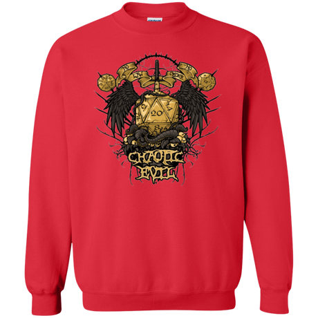 Sweatshirts Red / Small CHAOTIC EVIL Crewneck Sweatshirt