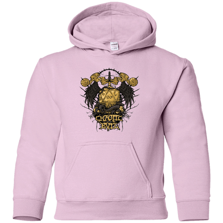 Sweatshirts Light Pink / YS CHAOTIC EVIL Youth Hoodie