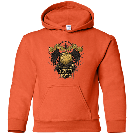Sweatshirts Orange / YS CHAOTIC EVIL Youth Hoodie