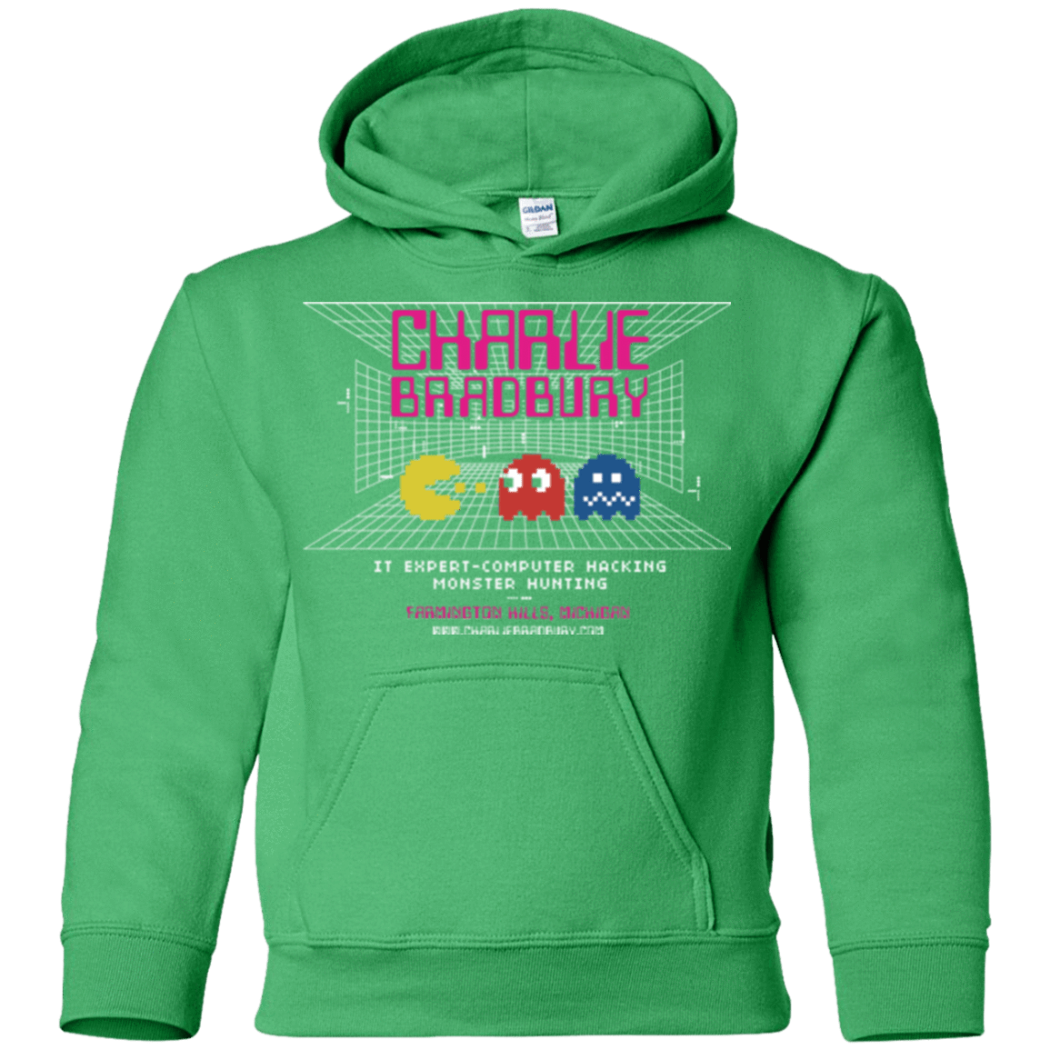 Sweatshirts Irish Green / YS Charlie Bradbury IT Youth Hoodie