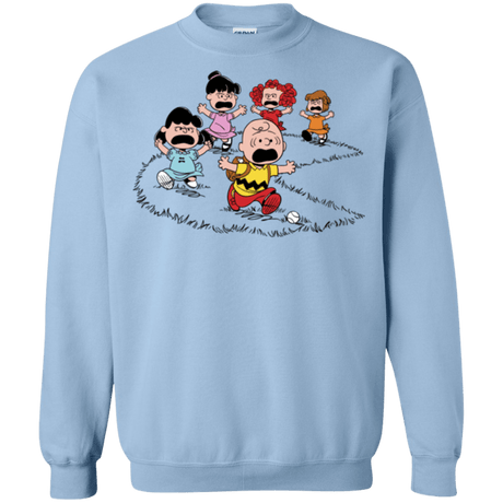 Sweatshirts Light Blue / Small Charlie Pac Man Crewneck Sweatshirt