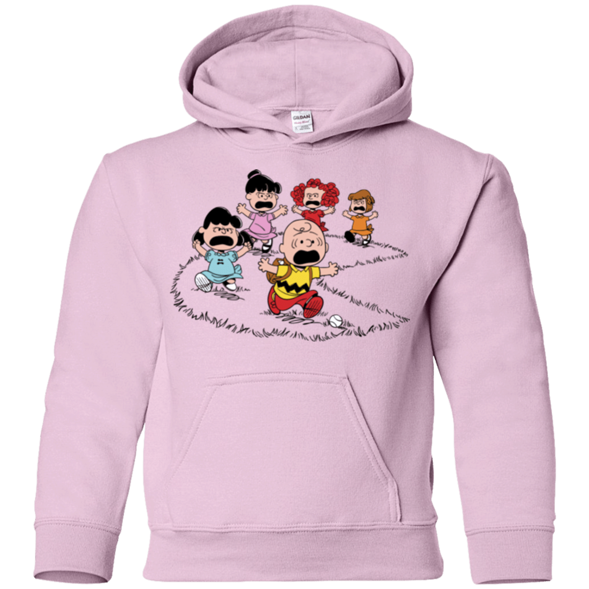Sweatshirts Light Pink / YS Charlie Pac Man Youth Hoodie