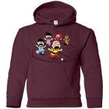 Sweatshirts Maroon / YS Charlie Pac Man Youth Hoodie