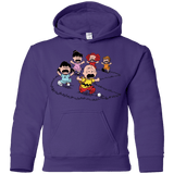 Sweatshirts Purple / YS Charlie Pac Man Youth Hoodie