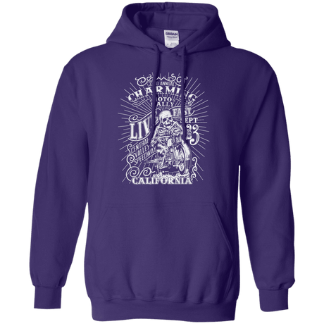 Sweatshirts Purple / S Charming Moto Rally Pullover Hoodie