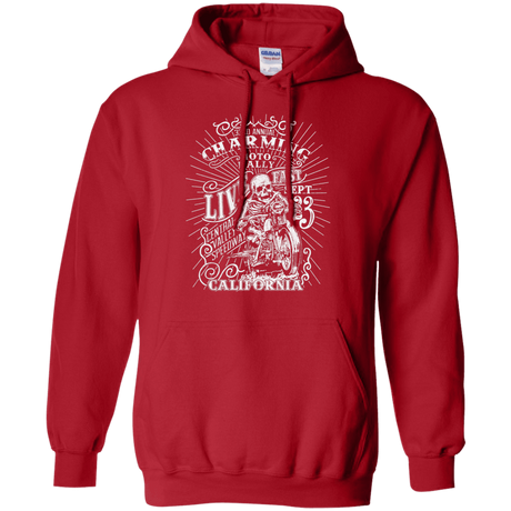 Sweatshirts Red / S Charming Moto Rally Pullover Hoodie