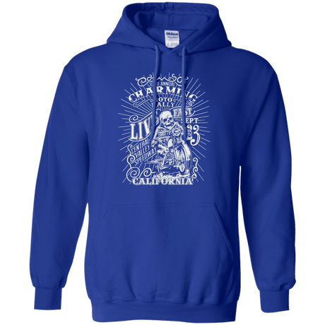 Sweatshirts Royal / S Charming Moto Rally Pullover Hoodie