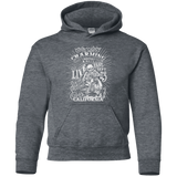 Sweatshirts Dark Heather / YS Charming Moto Rally Youth Hoodie