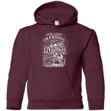 Sweatshirts Maroon / YS Charming Moto Rally Youth Hoodie