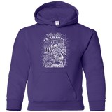 Sweatshirts Purple / YS Charming Moto Rally Youth Hoodie