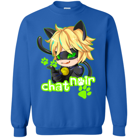 Sweatshirts Royal / Small Chat Noir Crewneck Sweatshirt