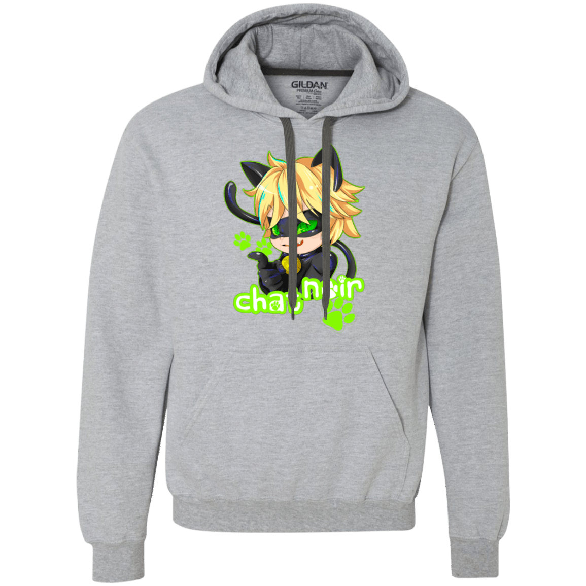 Sweatshirts Sport Grey / Small Chat Noir Premium Fleece Hoodie